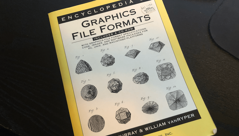 Photo of book "Encyclopedia of Graphics File Formats"